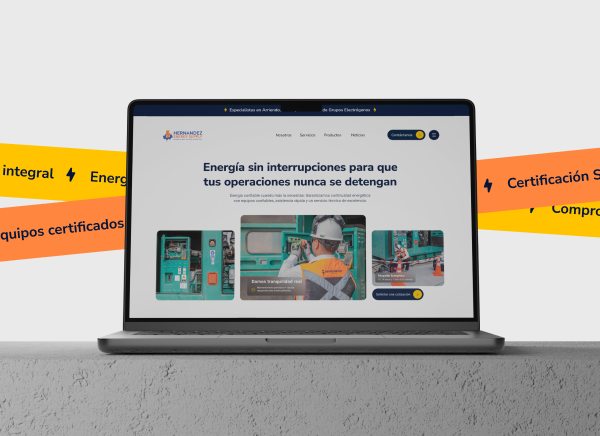 Diseño y desarrollo web Hernandez Energy Supply